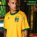 Camisa Brasil 1998 RetrÃ´ Masculina