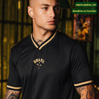 Camisa Brasil Urban Dry Preta Masculina